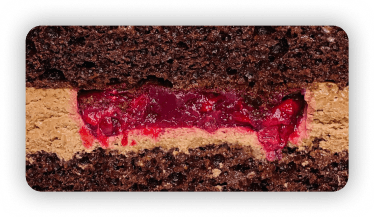 Bento tort Red Velvet – efekt końcowy kursu